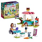 LEGO Friends Pfannkuchen-Shop Set, Kreatives Spielzeug für Jungen und Mädchen ab 6 Jahren mit Paisley und Luna Mini-Puppen sowie Hasen-Figur, Geschenk für Kinder 41753